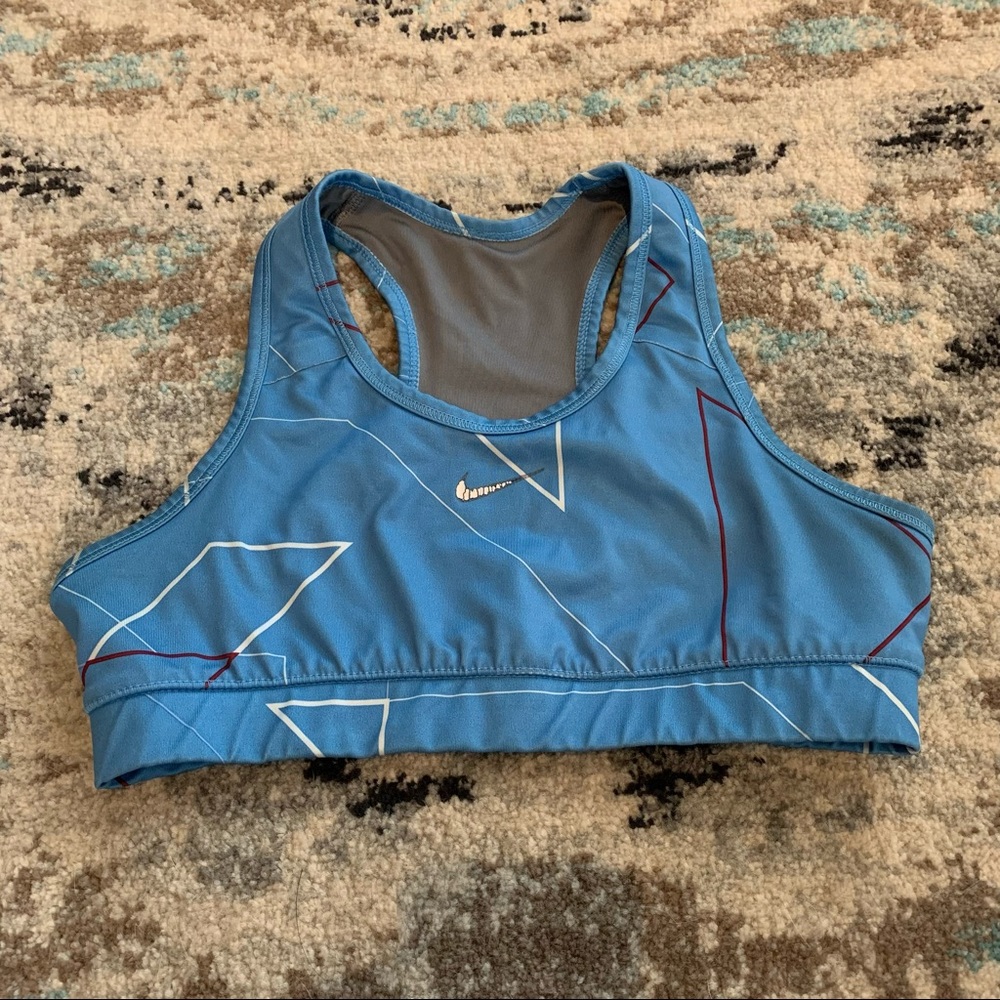🍎 3/$30 Nike Pro Abstract Sports Bra Girls Large